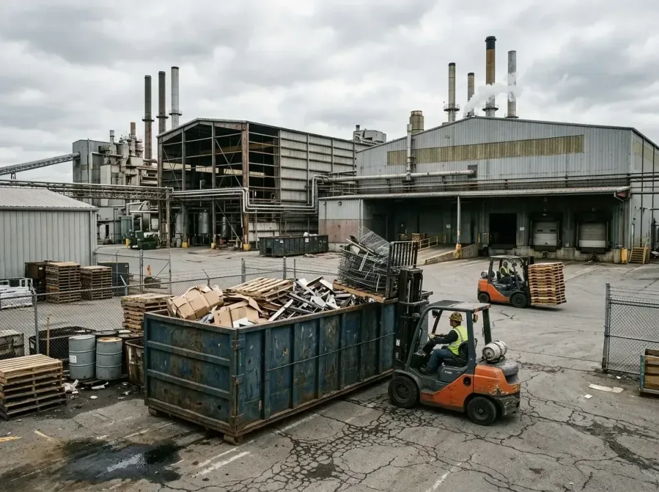industrial-factory-scrap-conta-003 — frequently asked questions, Cheap Roll-off Dumpster Rentals in Broomall, PA